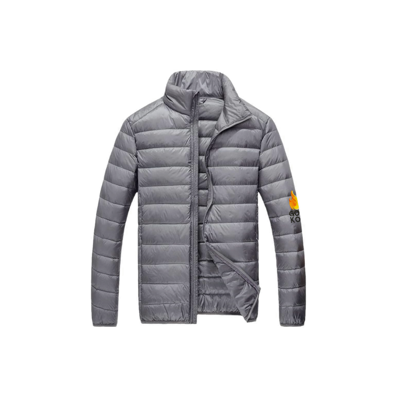 Gooi Kole Grey Puffer Jacket