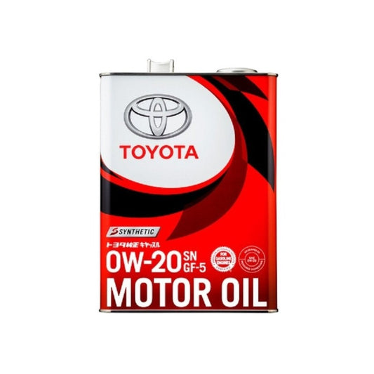 Toyota Genuine Motor Oil SN 0W-20 4L