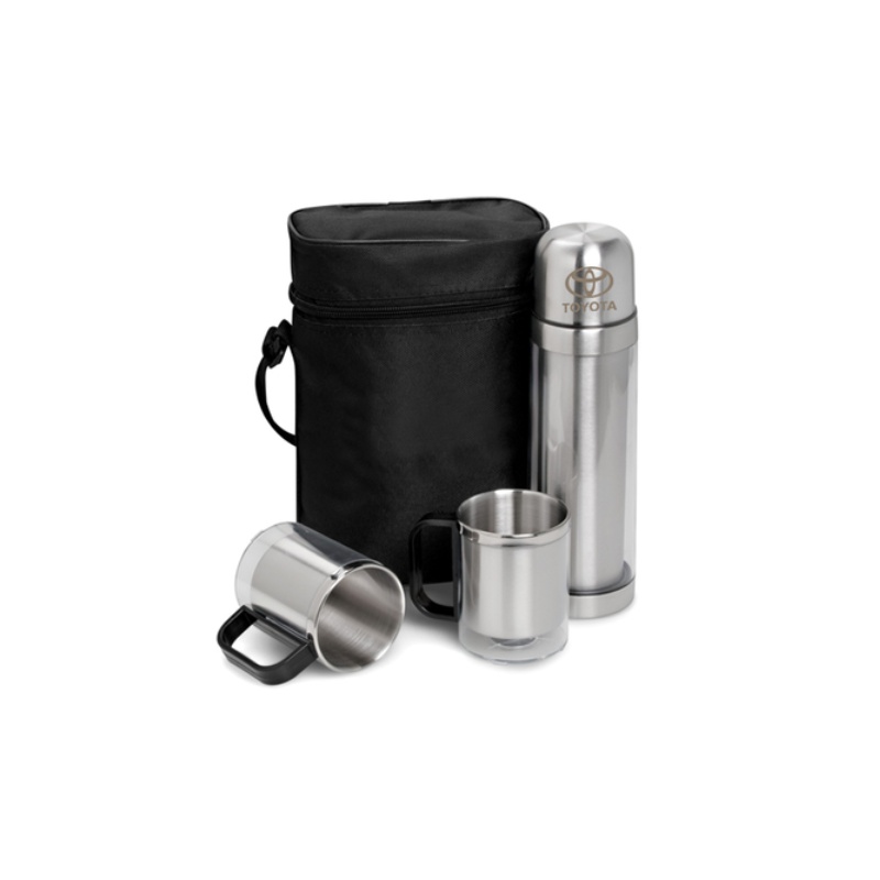 Flask and best sale mug set