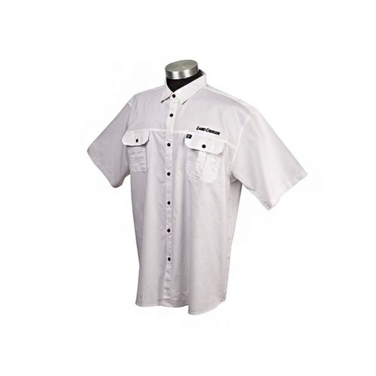 Toyota Land Cruiser White Mens Shirt