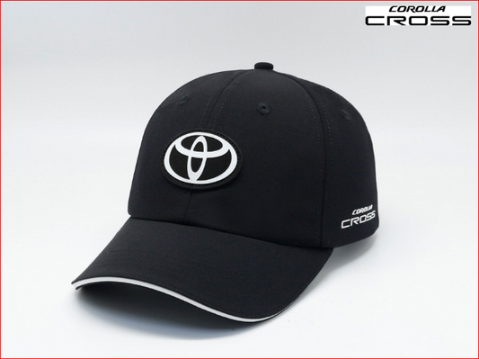 Black Corolla Cross Cap