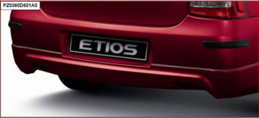 Toyota Etios Sedan Rear Bumper Spoiler