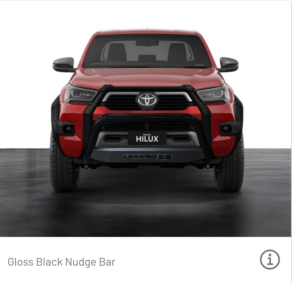 Nudge bar gloss black