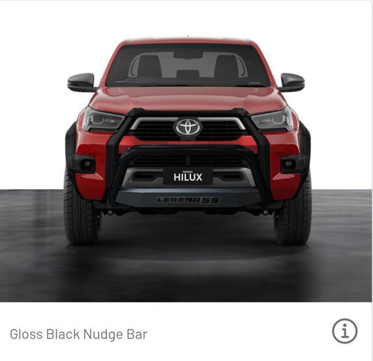 Nudge bar gloss black
