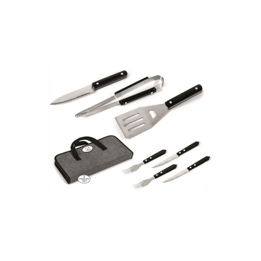 Toyota Greyston 7 Piece BBQ Set With Dome Stick