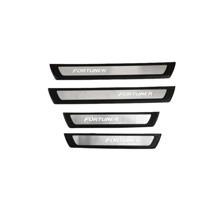 Toyota Fortuner 2006 Stainless Steel Scuff Plates Freeway Toyota