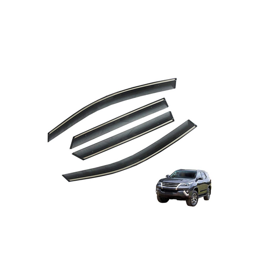 Toyota Fortuner Side Visor: Dark Tint